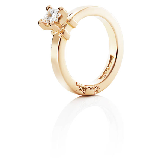 Dolce Vita Princess 0.40 ct diamant Ring Guld