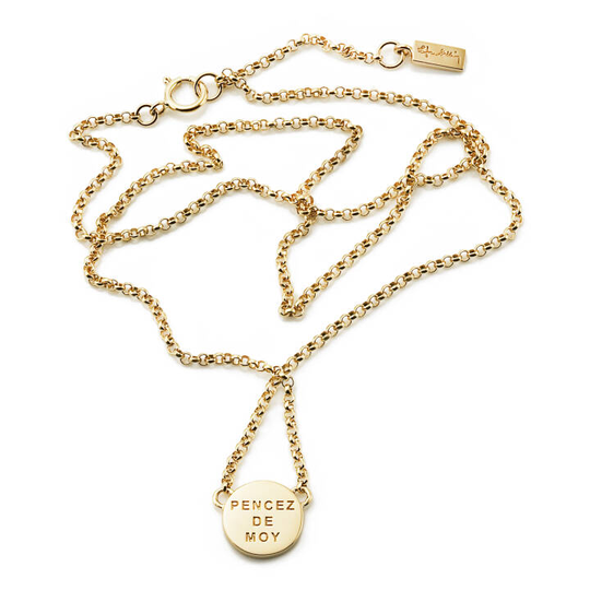 Mini Pencez De Moy Halsband Guld 42-45 cm