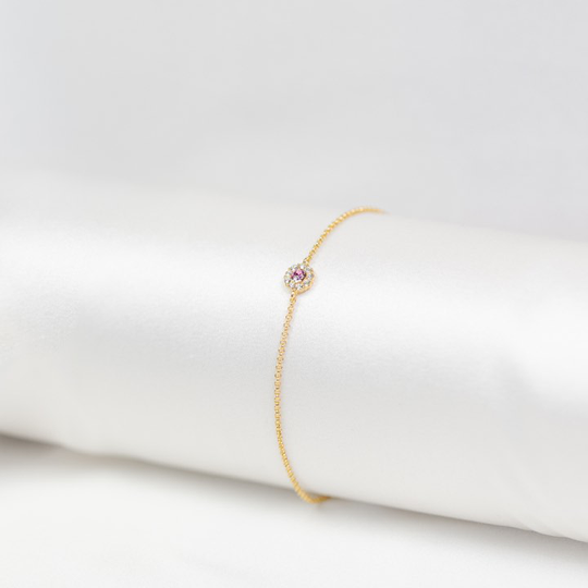 Petite Miss Sofia armband - Light rose