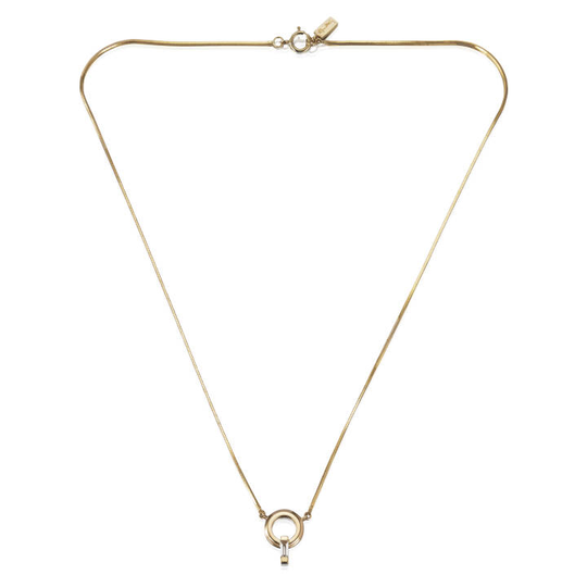 One Crystal Halsband Guld