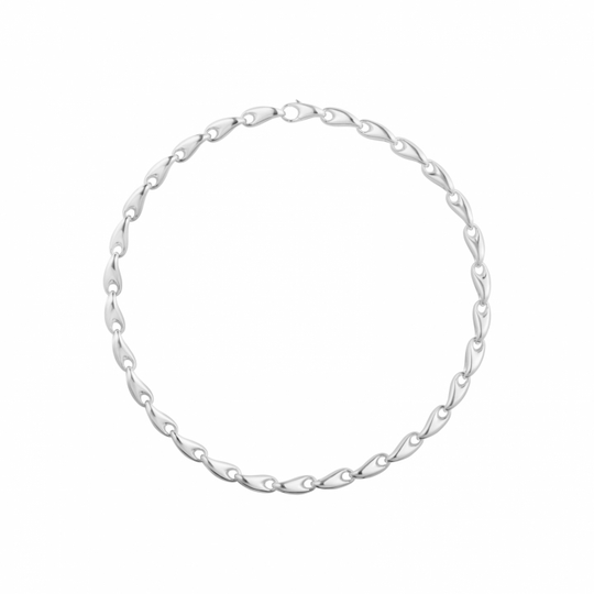 REFLECT MEDIUM Halsband Silver