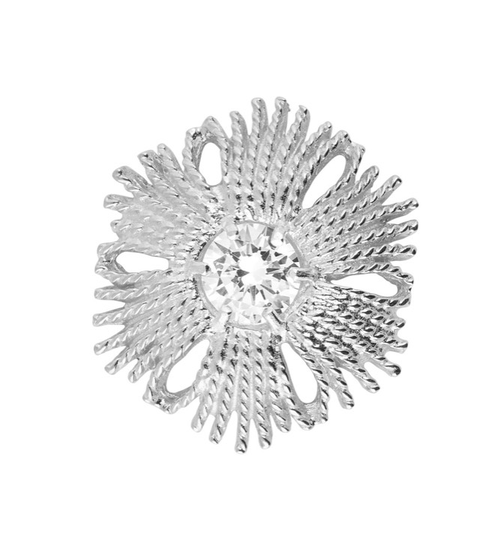 Gatsby stone brosch/pendant Silver