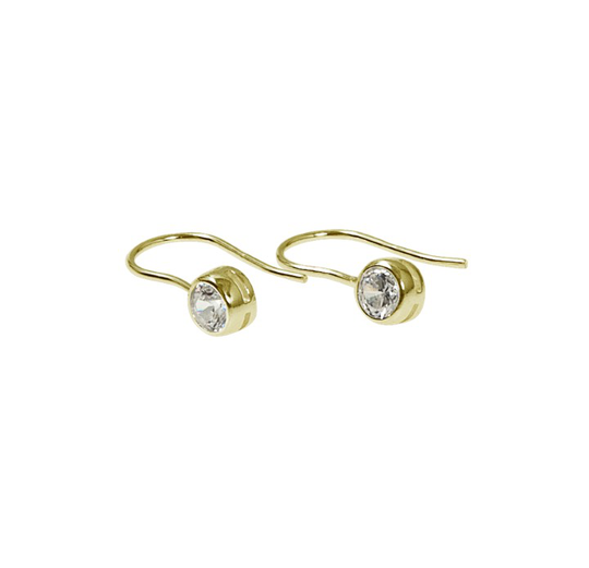 Cubic short örhänge Guld