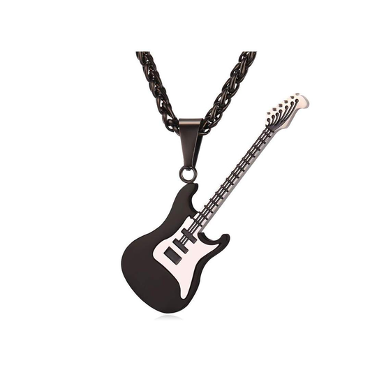 U7 Gitarrhalsband - Svart