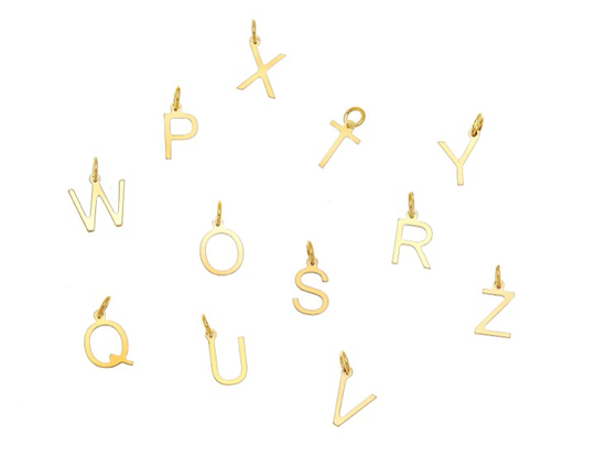 Letters O guld