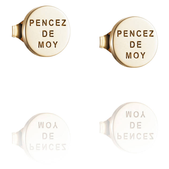 Mini Pencez De Moy Örhänge Guld