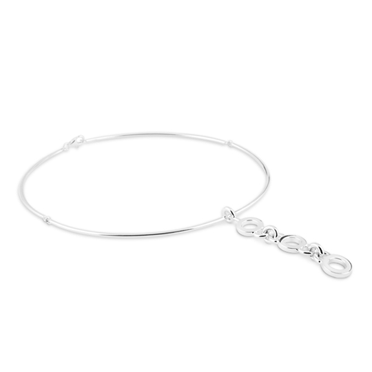 Triple Circle Hängsmycke silver