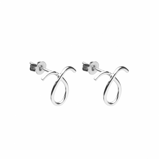 Loop small örhänge (Silver)