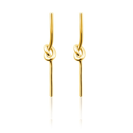 Knot Stick Örhänge (guld)