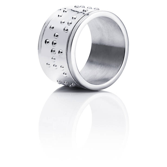 Make Love Not War Ring Silver