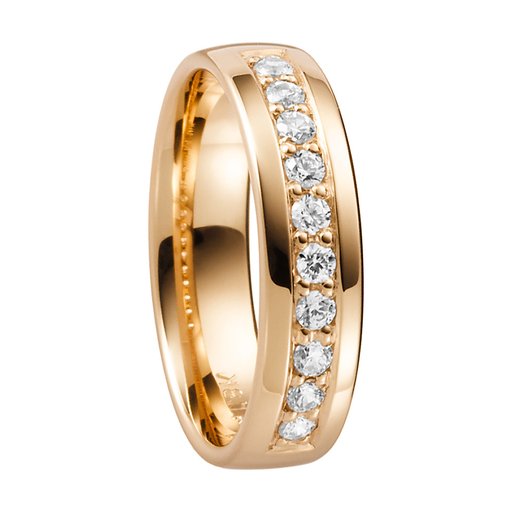 Diamantring i 18K guld, 71