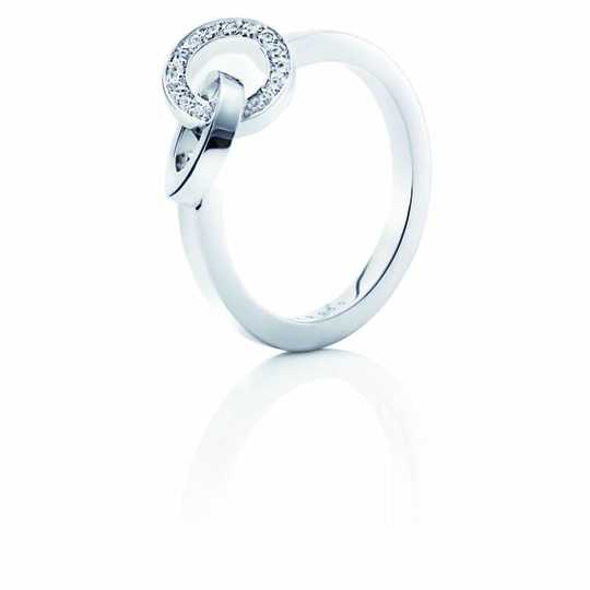 You & Me Ring Vitguld