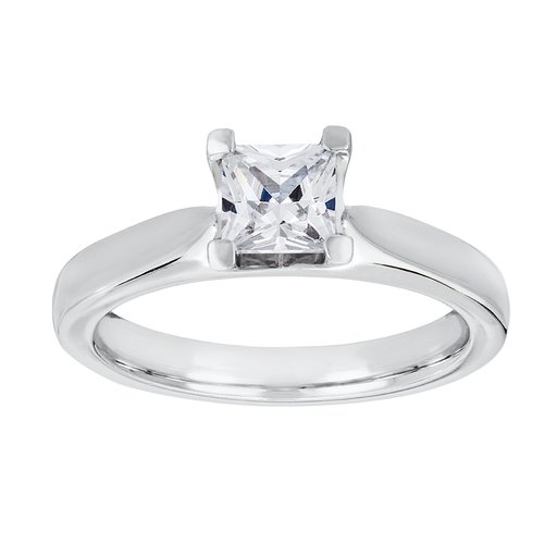 Diamantring i 18K guld, 16.0