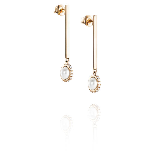 Little Day Pearl & Stars Örhänge Guld