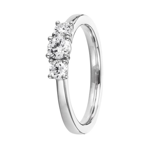 Diamantring i platina, 17.0