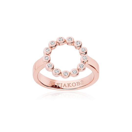 SARDINIEN CIRCOLO ring vita Zirkoner (silver)