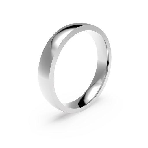 Förlovningsring i platina 4mm, 52