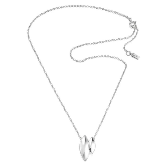 Navette Halsband Silver