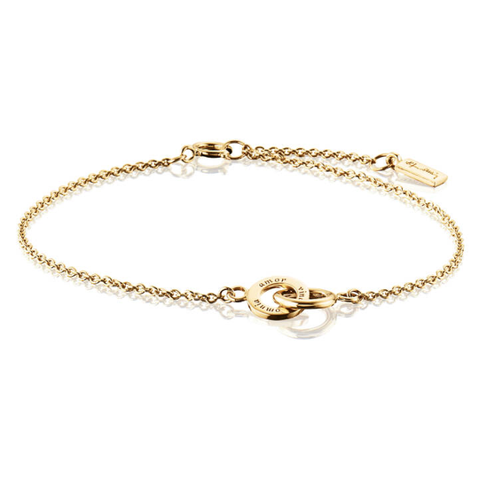 Mini Twosome Armband Guld 17-19 cm