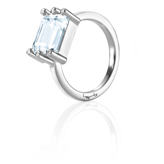 Beautiful Dreamer - Topaz Ring Vitguld