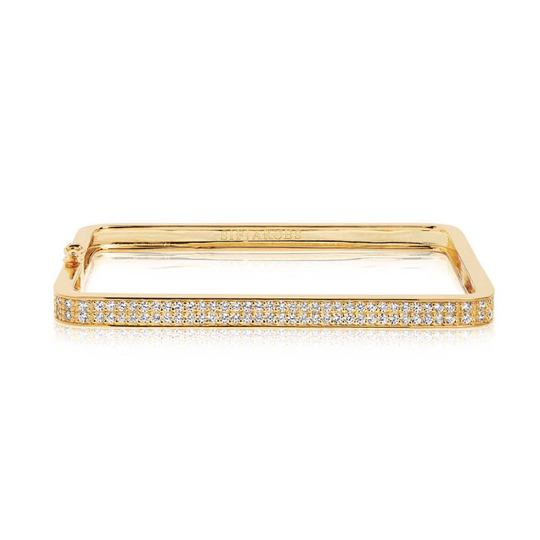 MATERA armband vita Zirkoner (guld)