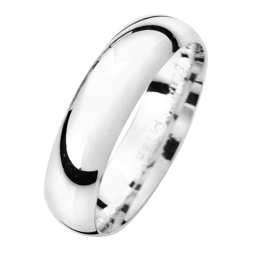 Förlovningsring i äkta silver 5mm, 48