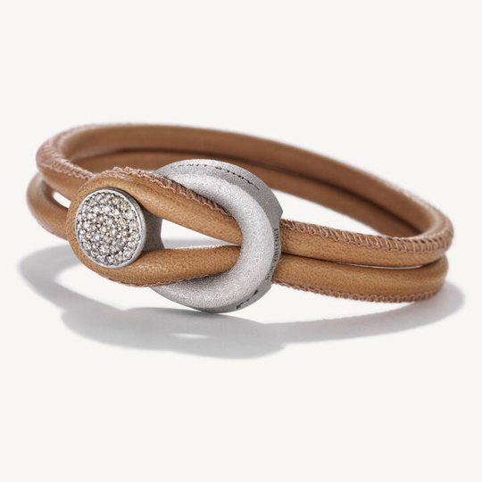 Changes Leather Diamond Cognac