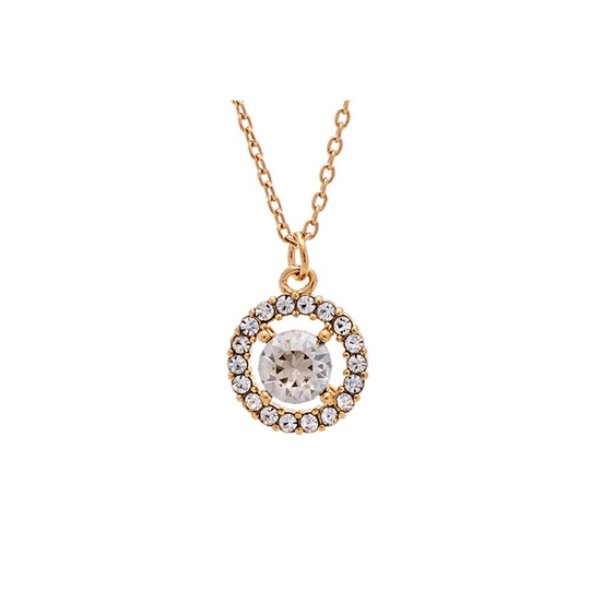 Miss Miranda halsband - silver shade (guld)