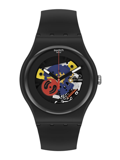 SWATCH Black Lacquered Again