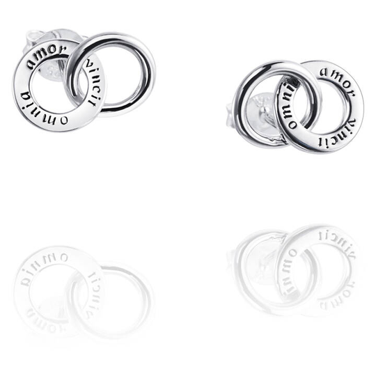Mini Twosome Örhänge Silver