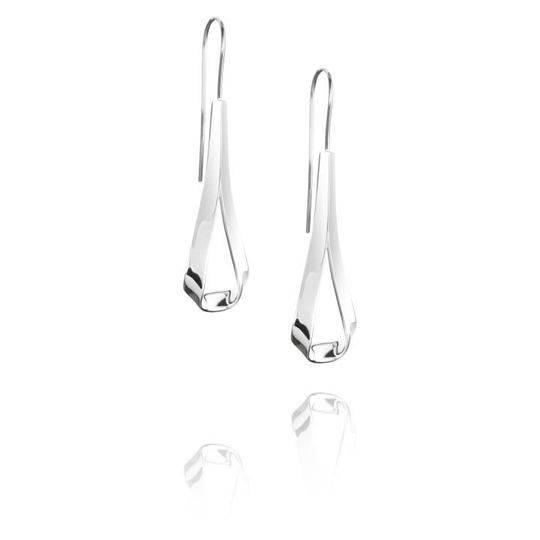 Folded Örhänge Silver