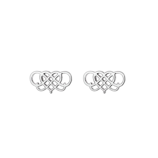 Lily signature örhänge - silver