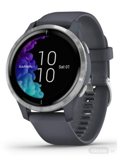 Garmin Venu 43mm Granitblå & Silver
