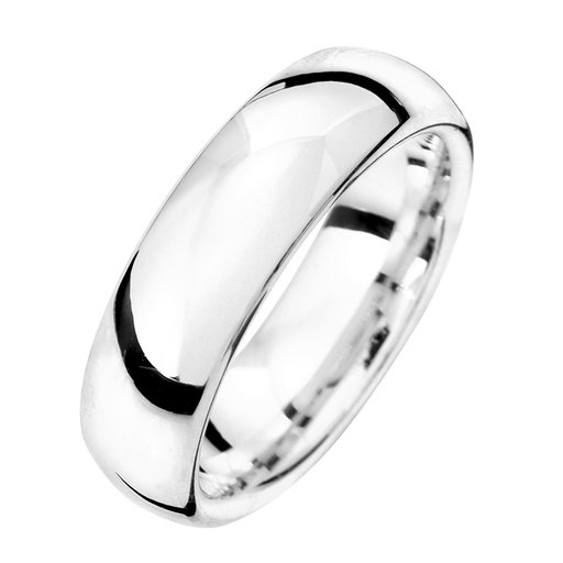 Förlovningsring i äkta silver 6mm, 48