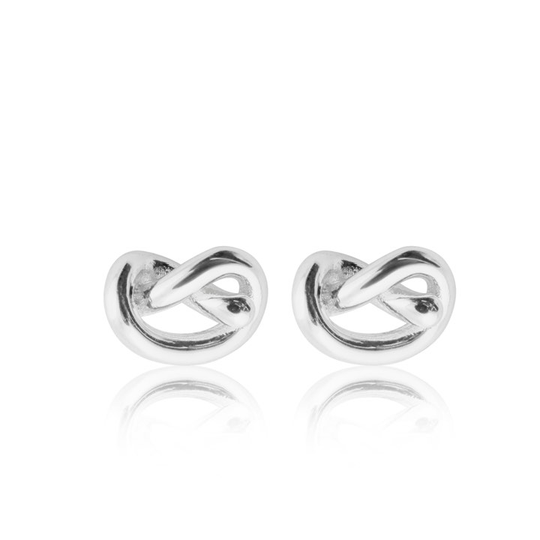 Knot Studs örhänge (silver)
