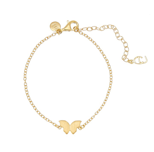 Butterfly brace armband guld