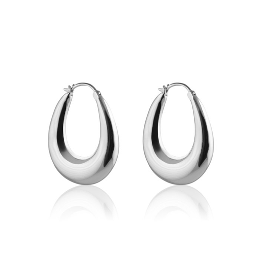 Bold Hoops örhänge (silver)