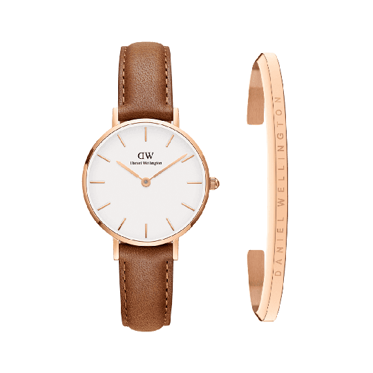 Daniel Wellington DW Petite Durham + CLASSIC Bracelet 28mm Roséguld