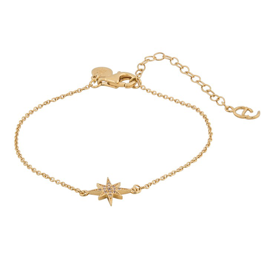 One star brace armband guld