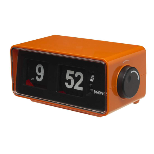 Klockradio, Retro - FM - Orange
