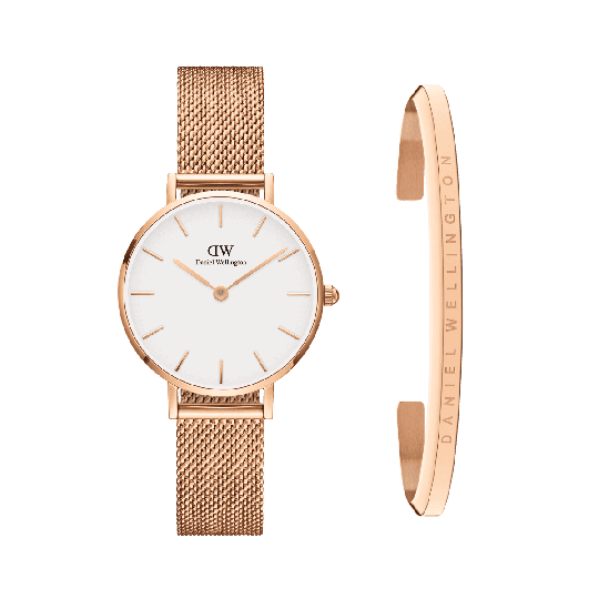Daniel Wellington DW Petite Melrose + CLASSIC Bracelet 28mm Roséguld