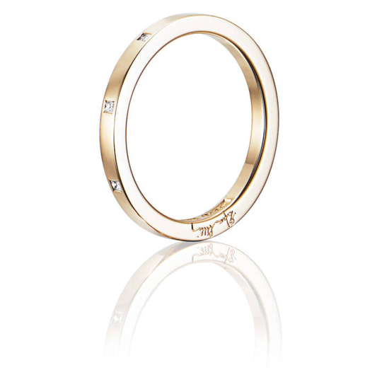 Thin & I Love You On Top Ring Guld