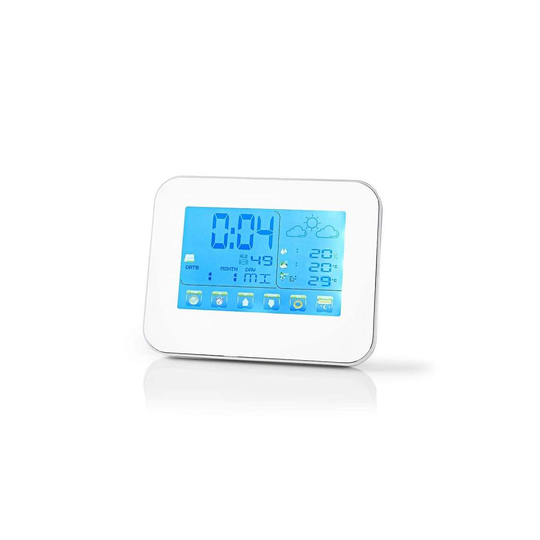 Väderstation för Inne och Ute med Tid, Datum, Alarm 401WT
