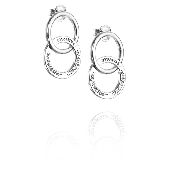 Twosome XL Örhänge Silver