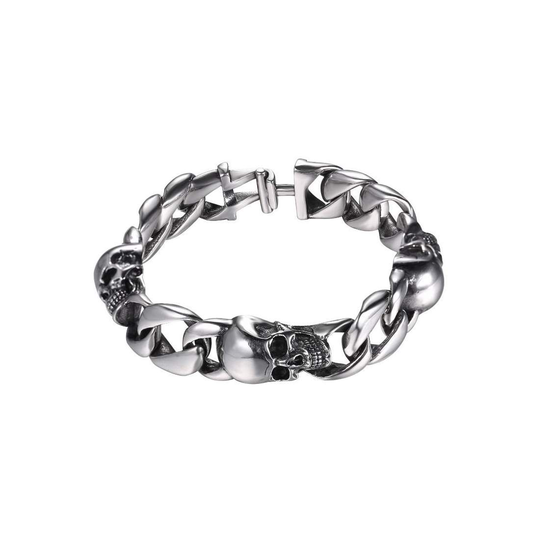 Döskalle armband - Silver