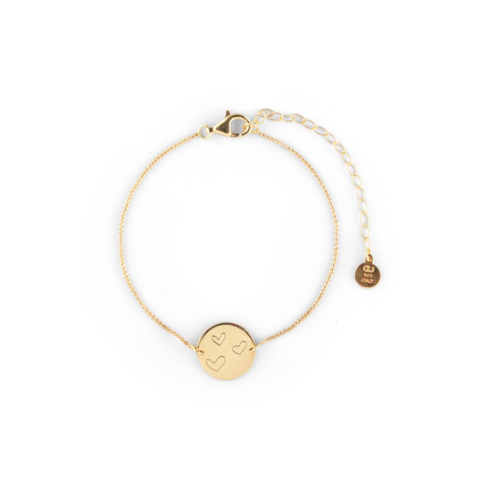 Ellas coin brace armband guld