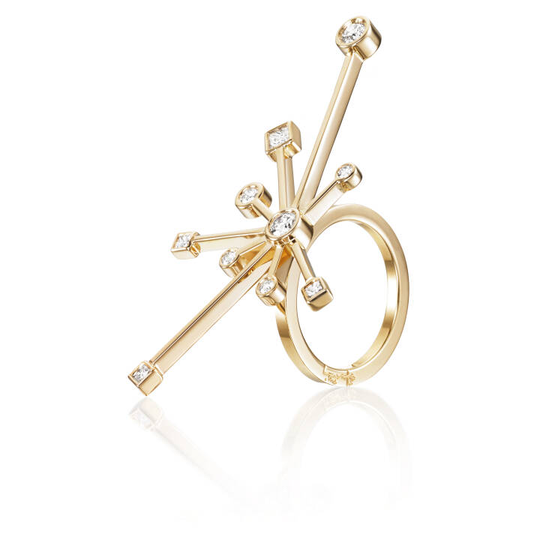 Kaboom & Stars Ring Guld