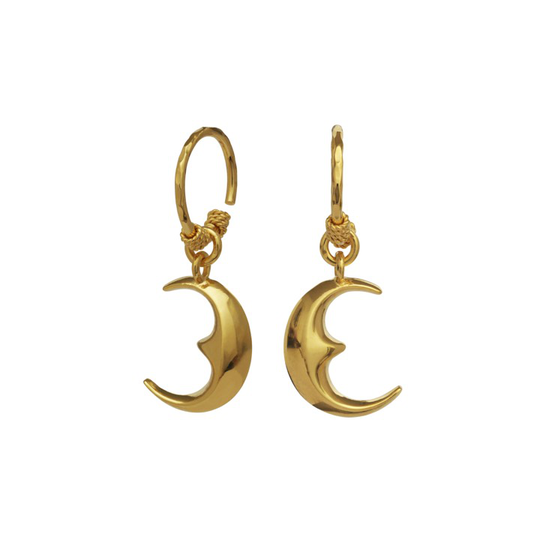 Moonie örhänge (guld)