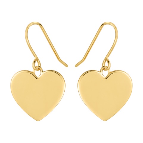 Heart Hook Örhänge (guld)