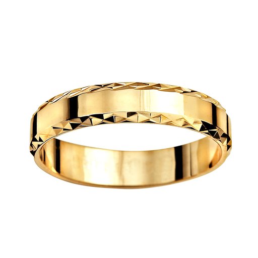 Förlovningsring i 18K guld 4mm, 47